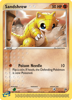 Sandshrew Sandstorm card
