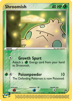 Shroomish Sandstorm card