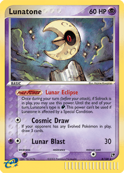 Lunatone Sandstorm card
