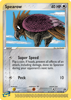 Spearow Sandstorm card