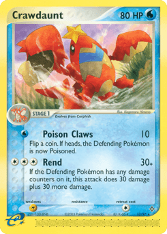 Crawdaunt Dragon card