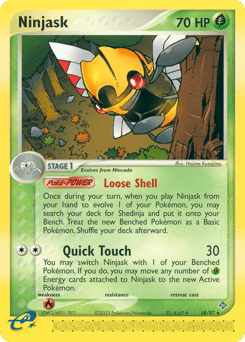 Ninjask Dragon card