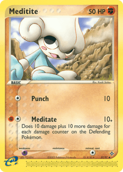 Meditite Dragon card