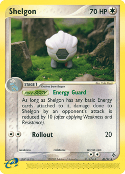 Shelgon Dragon card