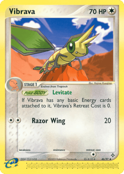 Vibrava Dragon card