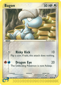 Bagon Dragon card