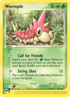 Wurmple Dragon card