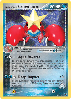 2004 Team Magma vs Team Aqua Team Aqua's Crawdaunt #2