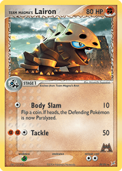 2004 Team Magma vs Team Aqua Team Magma's Lairon #20