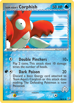 2004 Team Magma vs Team Aqua Team Aqua's Corphish #26
