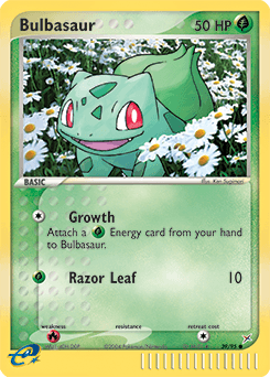 Bulbasaur Team Magma vs Team Aqua card