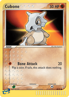 Cubone Team Magma vs Team Aqua card