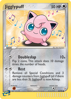 Jigglypuff Team Magma vs Team Aqua card