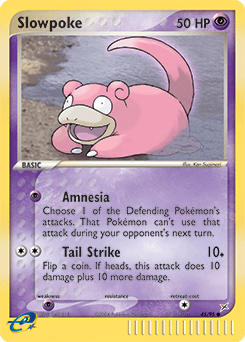 Slowpoke Team Magma vs Team Aqua card