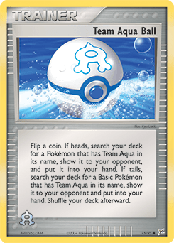 2004 Team Magma vs Team Aqua Team Aqua Ball #75
