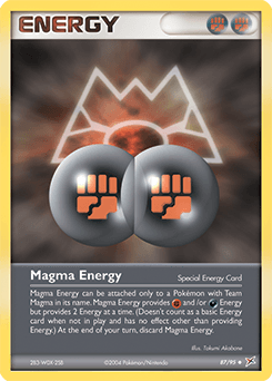 2004 Team Magma vs Team Aqua Magma Energy #87