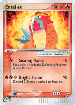 Entei-EX Team Magma vs Team Aqua card