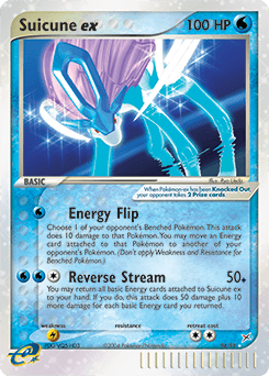 Suicune ex Team Magma vs Team Aqua card