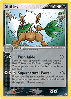 Shiftry Hidden Legends card