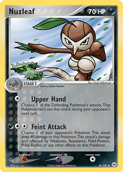 Nuzleaf Hidden Legends card