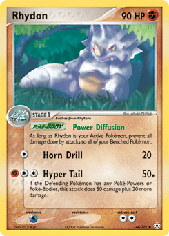 Rhydon Hidden Legends card