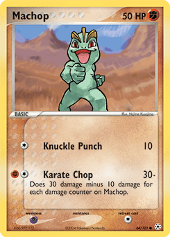 Machop Hidden Legends card