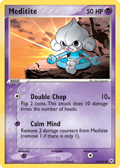 Meditite Hidden Legends card