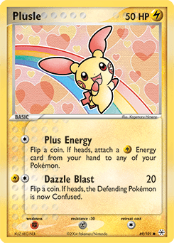 Plusle Hidden Legends card