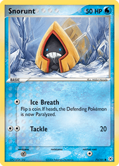 Snorunt Hidden Legends card