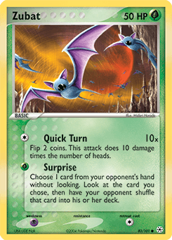 Zubat Hidden Legends card