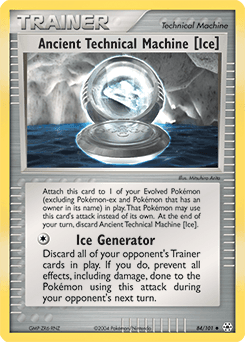 2004 Hidden Legends Ancient Technical Machine [Ice] #84