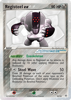 Registeel ex Hidden Legends card