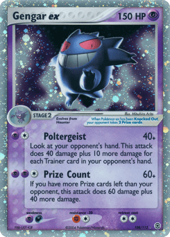 Gengar ex FireRed & LeafGreen card