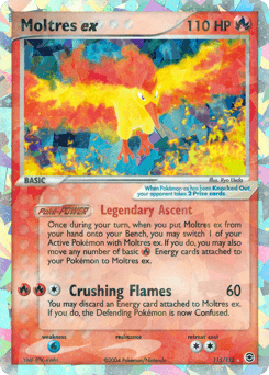 Moltres ex FireRed & LeafGreen card
