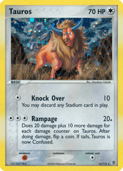 Tauros FireRed & LeafGreen card