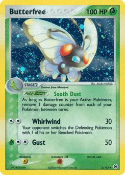 Butterfree FireRed & LeafGreen card