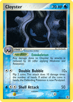 Cloyster FireRed & LeafGreen card