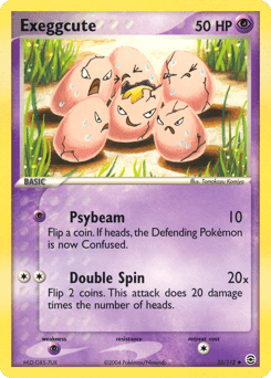 Exeggcute FireRed & LeafGreen card