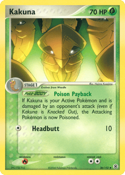 Kakuna FireRed & LeafGreen card