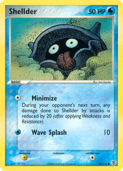 Shellder FireRed & LeafGreen card
