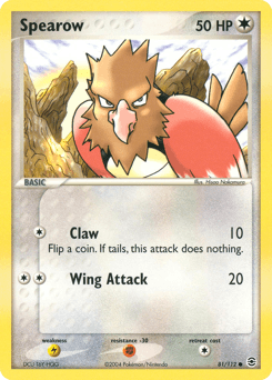 Spearow FireRed & LeafGreen card