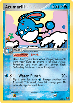 Azumarill Team Rocket Returns card