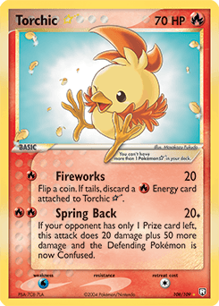 Torchic ★ Team Rocket Returns card