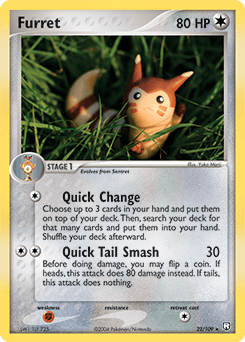 Furret Team Rocket Returns card