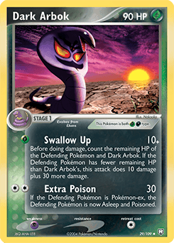 Dark Arbok Team Rocket Returns card