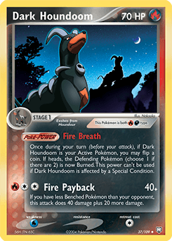 Dark Houndoom Team Rocket Returns card
