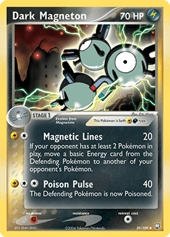 Dark Magneton Team Rocket Returns card