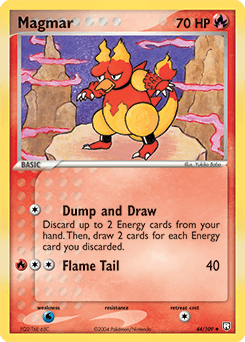 Magmar Team Rocket Returns card