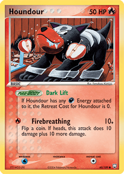 Houndour Team Rocket Returns card