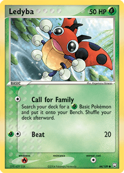 Ledyba Team Rocket Returns card